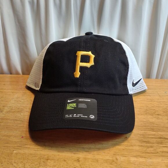 Nike Pittsburgh Pirates Trucker Sliderback Hat - New - Picture 1 of 8